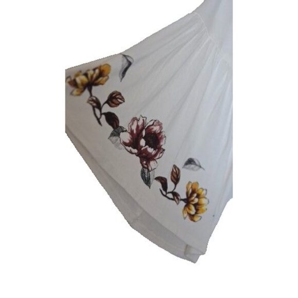 Karen Kane Women's Top white Floral Bell Sleeve size 2X - Picture 4 of 7